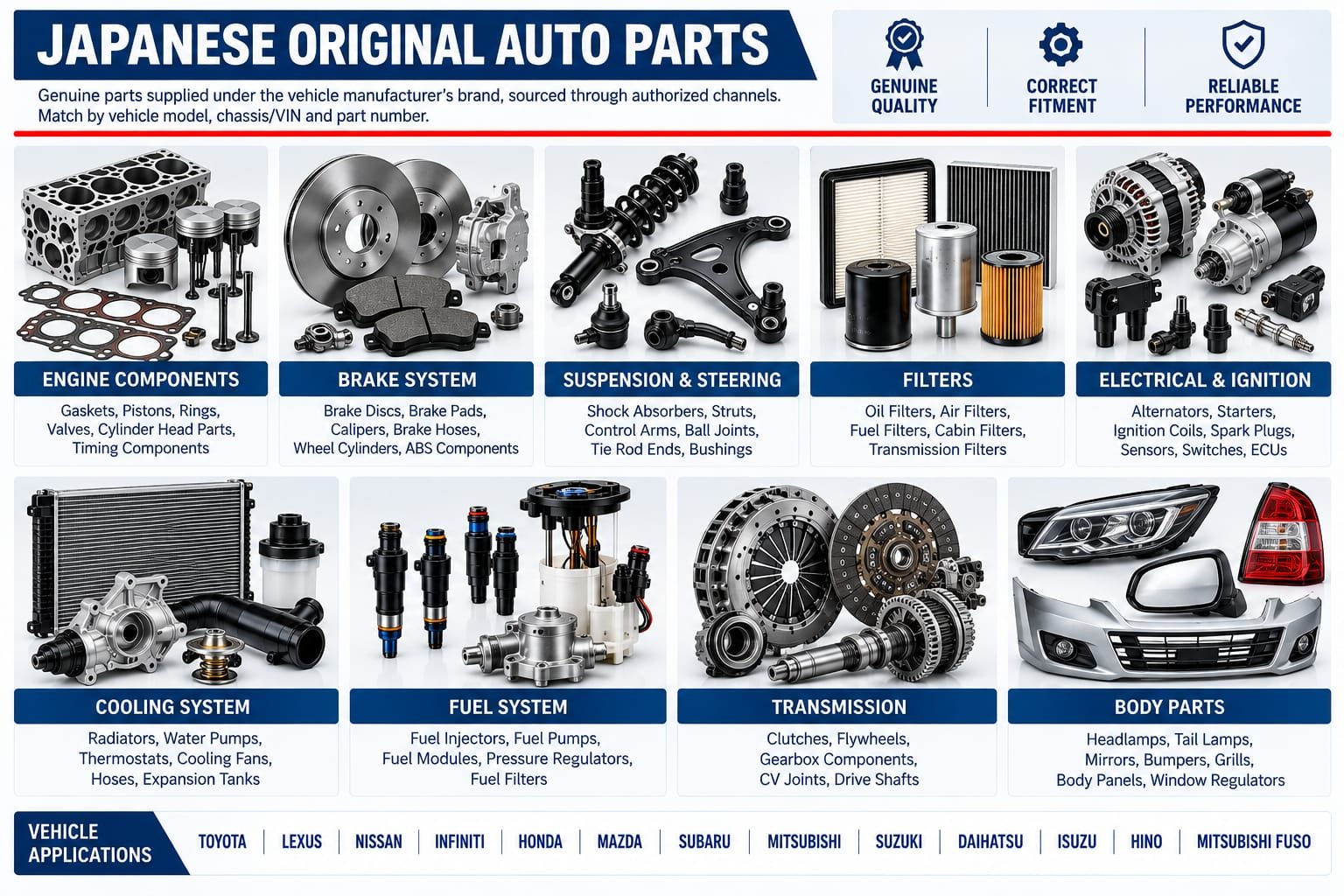 Original Japanese Auto Parts